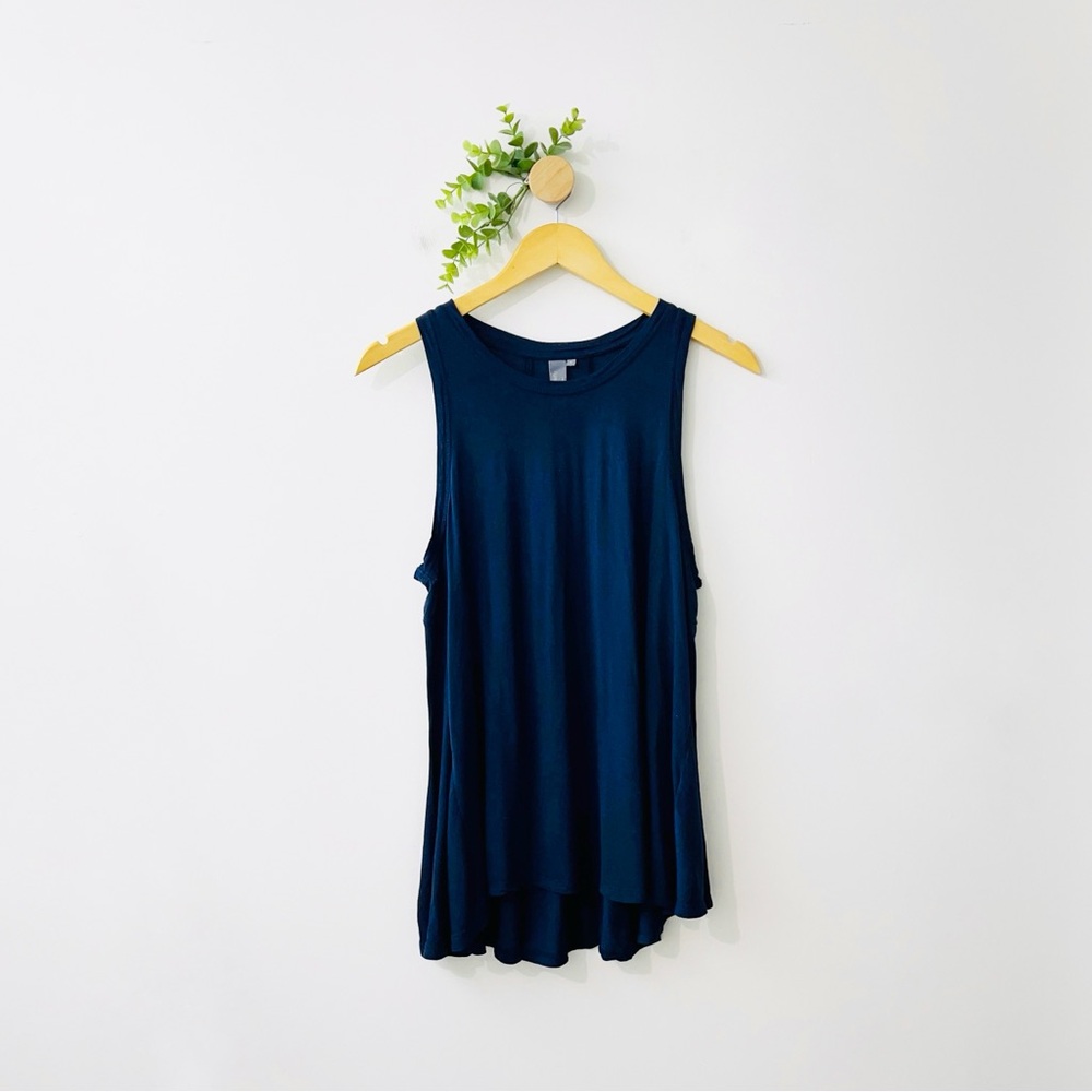 Sweaty Betty Navy Sleeveless Jersey Workout Tank Women’s Size Small